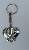 Sikh Khanda Key Ring Religious Icon Stainless Steel Punjabi Singh Key Chain New