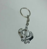 Sikh Khanda Key Ring Religious Icon Stainless Steel Punjabi Singh Key Chain New