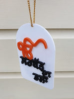 Ek Onkar Sarbat da Bhala Car Mirror HANGER Punjabi Sikh Kaur Acrylic Pendant GG3