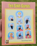 Ten Sikh Gurus Kids Learning Sikhism Singh Kaur Religion Book in English MB New