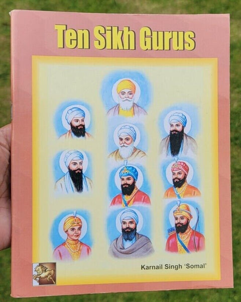 Ten Sikh Gurus Kids Learning Sikhism Singh Kaur Religion Book in English MB New