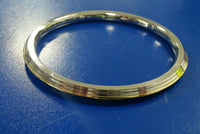 Stainless Steel BRASS Edge Kara Stunning Gold Affect Lines Bangle Sikh Kada A2