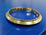 Sikh singh lines pure brass 22 ct gold look khalsa hindu healing chakri kara b3