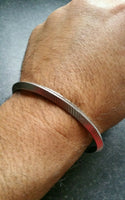 Silver Plated Designed Ridged Sikh Singh Khalsa Kada Bangle Kara Bracelet QD1