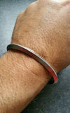 Silver Plated Designed Ridged Sikh Singh Khalsa Kada Bangle Kara Bracelet QD1