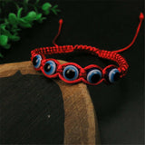 Unisex turkey glass bead evil eye protection talisman charms red bracelet amulet