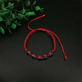 Unisex turkey glass bead evil eye protection talisman charms red bracelet amulet