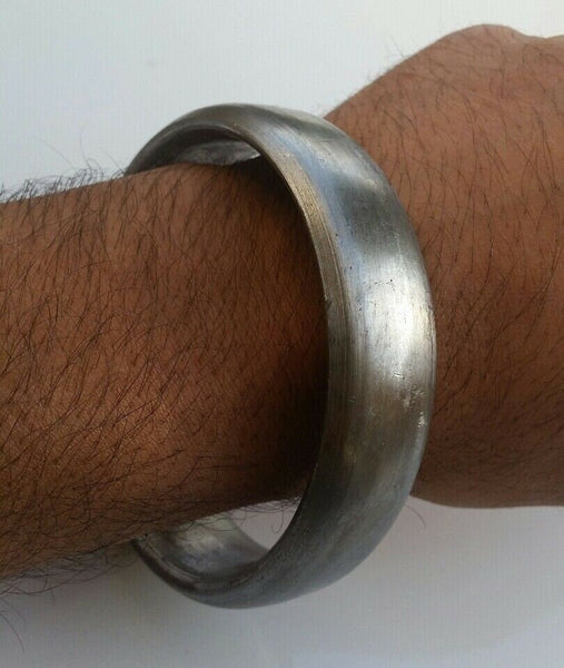 Sarbloh pure iron steel smooth sikh singh khalsa taksali chunky kara kada d12