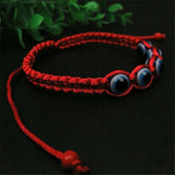 Unisex turkey glass bead evil eye protection talisman charms red bracelet amulet