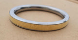 Prem dhillon kada stainless steel brass smooth plain sikh flat kara bangle j7a