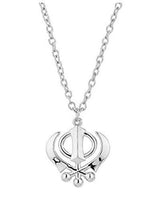 Divinetm pendentif en acier inoxydable pour homme et femme sikh sardar punjabi