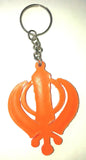 Funky looking hindu sikh key chain khalsa singh khanda key ring in many colours