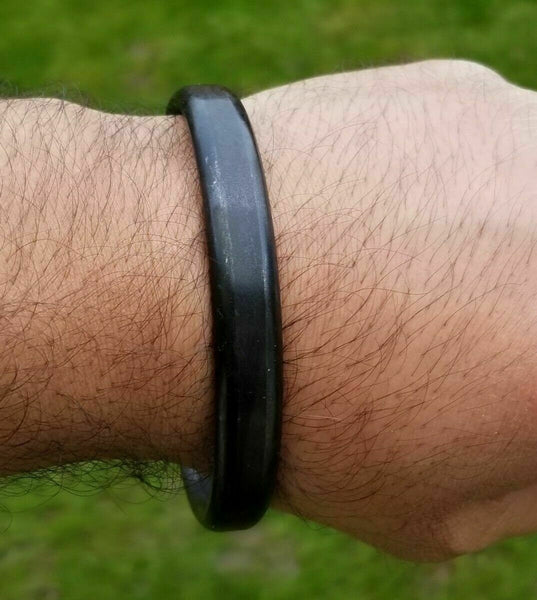 Sarbloh Bangle Black Kara Pure Iron Sikh Smooth Kada Heavy Singh Kaur Khalsa H18