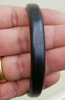 Sarbloh Bangle Black Kara Pure Iron Sikh Smooth Kada Heavy Singh Kaur Khalsa H18