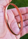 Stunning 100% pure copper punjabi hindu sikh singh khalsa smooth healing kara q5