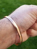 Stunning 100% pure copper punjabi hindu sikh singh khalsa smooth healing kara q5