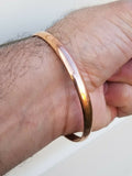 Stunning 100% pure copper punjabi hindu sikh singh khalsa smooth healing kara q5