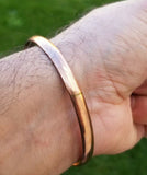 Stunning 100% pure copper punjabi hindu sikh singh khalsa smooth healing kara q5