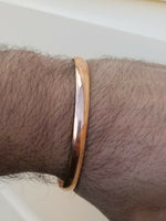 Stunning 100% pure copper punjabi hindu sikh singh khalsa smooth healing kara q5