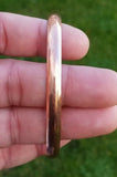 Stunning 100% pure copper punjabi hindu sikh singh khalsa smooth healing kara q5