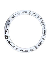 Sant bhindranwale words kara gurmukhi kada stainless steel sikh singh bangle j7b