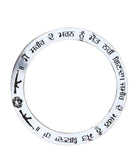 Sant bhindranwale words kara gurmukhi kada stainless steel sikh singh bangle j7b