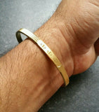 Sikh Kara Gold Plated Laser engraved Khanda Singh Karra Khalsa Kada Bangle QE2