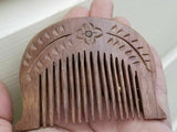 Guru gobind singh's kanga style kuba curved singh sikh kakar wood beard comb mm1