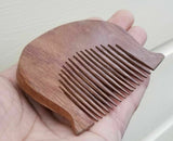 Guru gobind singh's kanga style kuba curved singh sikh kakar wood beard comb mm1