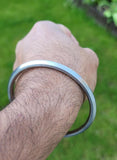 Sarbloh Iron Kara One Edge Sikh Singh Kaur Karha Punjabi Khalsa Kada Bangle C5