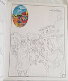 Children colouring book of sikh women pictures religious colour book for kids a1