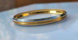 Sikh Kara Gold Silver Plated Tone Design Punjabi Singh Kada Bangle Bracelet W10