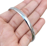 Chrome Plated Kara Smooth Plain Sikh Singh Kaur Khalsa Kada Bracelet Bangle B15