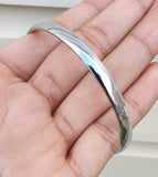 Chrome Plated Kara Smooth Plain Sikh Singh Kaur Khalsa Kada Bracelet Bangle B15