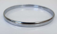 Chrome Plated Kara Smooth Plain Sikh Singh Kaur Khalsa Kada Bracelet Bangle B15