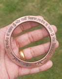 Sant bhindranwale kara gurmukhi kada antique copper colour sikh singh bangle E10