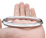 Stainless Steel Kara Sikh One Edge Kada Singh Kaur Khalsa Five Lines Bangle V32