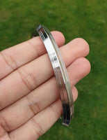 Stainless Steel Kara Sikh One Edge Kada Singh Kaur Khalsa Five Lines Bangle V32