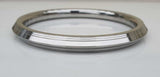 Stainless Steel Kara Sikh One Edge Kada Singh Kaur Khalsa Five Lines Bangle V32