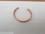 Magnet Copper Kara Khanda Engraved Sikh Kada Adjustable Bangle Hindu Tamba V33