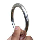 Stainless Steel Kara Round Smooth Sikh Bangle Singh Kaur Khalsa Punjabi Kada V37