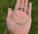 Stainless Steel Kara Silver Smooth Sikh Bracelet Singh Kaur Khalsa Bangle S9 NEW