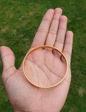 Stunning 24 carat gold look gold plated sikh singh kaur lines replica kara j11