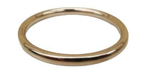 Brass Kara Stunning Chunky Round Smooth Sikh Kada Gold Tone Hindu Bangle T11 NEW