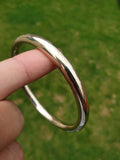 Brass Kara Stunning Chunky Round Smooth Sikh Kada Gold Tone Hindu Bangle T11 NEW