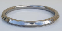 Stainless Steel Kara One Edge Traditional Sikh Bangle Singh Kaur Punjabi Kada F5