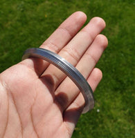 Sarbloh Iron Kara Sikh Bangle Bracelet Singh Kaur Khalsa Five Lines Kada K32