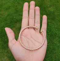 Evil Eye Shield Nazar Kara Ashtdhatu Copper Aluminium Wire Sikh Hindu Bangle T12