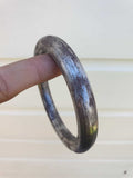 Sikh Sarbloh Kara Antique lron Look Smooth Round Bangle Singh Kaur Khalsa Kada S