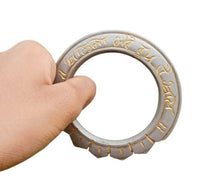 Sarbloh Chakri Kara Khalsa Mera Roop Hai Khaas Tooth Kada Sikh Singh Bangle S22